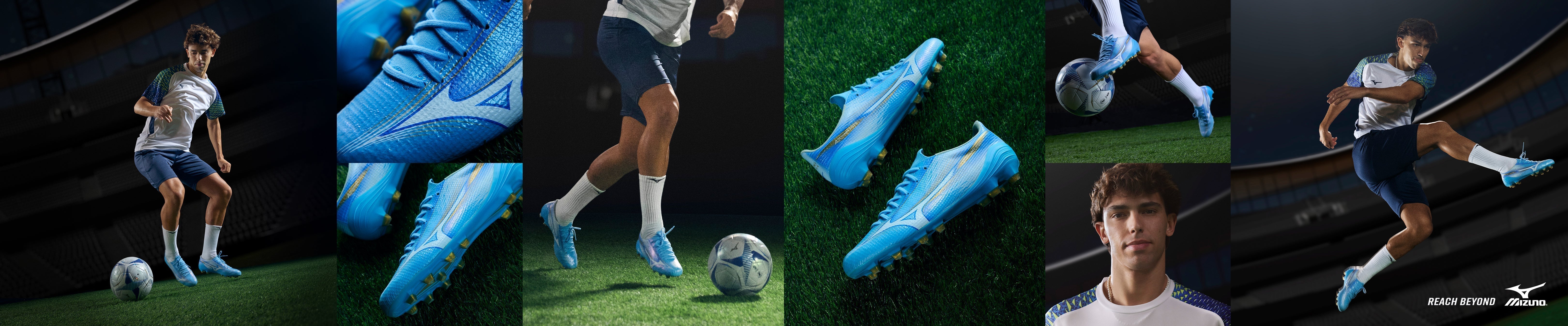 The series adopts knit for the first time in its history, pursuing an even better fit with a new upper structure. Football shoes 'MIZUNO α III' series released.